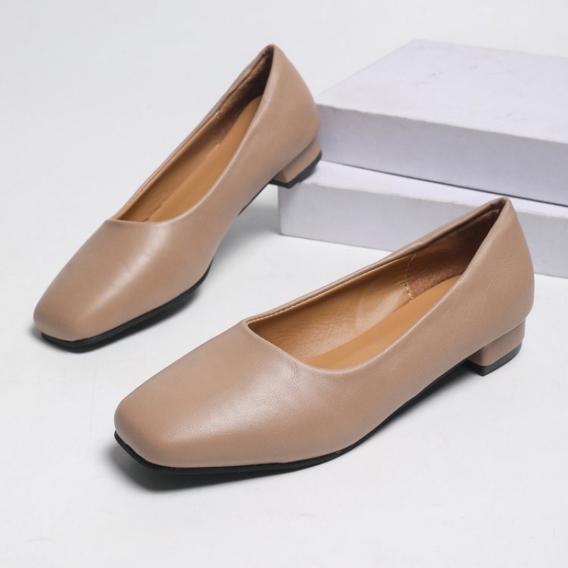 Espadrille Slip On - Nowe damskie baleriny, proste buty na