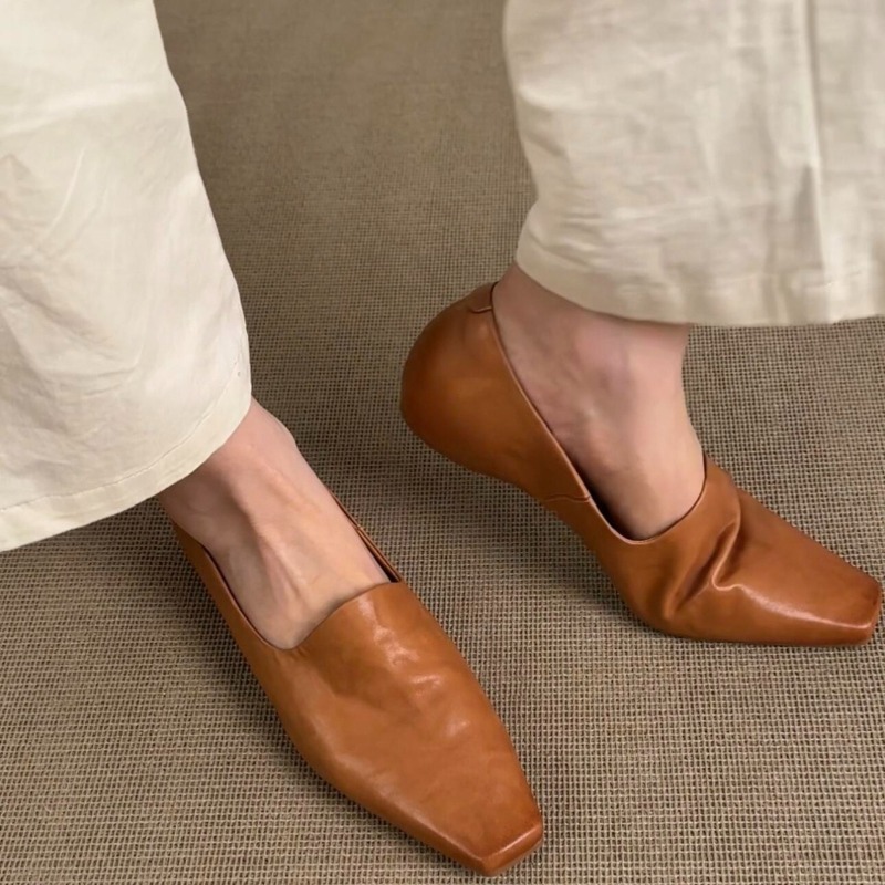 Espadrille Slip On - Retro płaskie mokasyny damskie wsuwane w